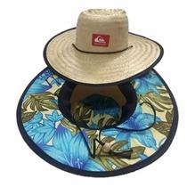 Chapéu de Palha Quiksilver Estampado Unissex Adulto Chapéu de Palha Quiksilver Estampado Unissex Adulto