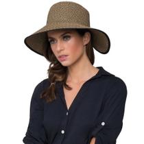 Chapéu de Palha Santorini Feminino com Proteção UV - Uv Line