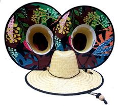 Chapéu De Palha Surf Moda Praia Unisex Forrado Várias Estampas