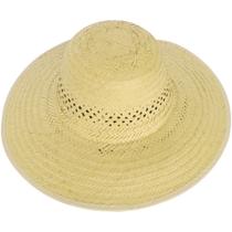 Chapéu De Palha Tradicional Ventilado Caipira Pescador