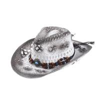 Chapéu De Palha Vintage Espanhol De Cowboy Primavera Verão Unissex Para Praia E Lazer