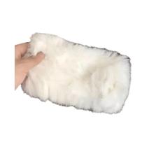 Chapéu de Pele de Coelho Feminino - Vintage, Quente e com Aba Larga