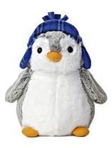 Chapéu de pelúcia Aurora Pompom 9 Penguin World Blue Hat Chapéu de pelúcia Aurora Pompom 9 Penguin World Blue Hat