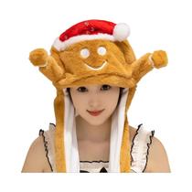 Chapéu De Pelúcia De Natal Do Monstro Verde, Kawaii, Bonito E Quente Para Crianças, Presente De