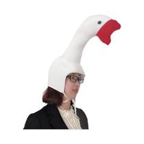 Chapéu De Pelúcia Em Forma De Ganso, Bonito E Engraçado, Chapéu De Cosplay Para Adultos E Crianças