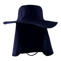 Chapeu de pesca c/ proteção azul marniho Chapeu de pesca c/ proteção azul marniho