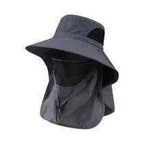 Chapéu De Pesca Com Proteção UV Para Verão, Chapéu De Balde Para Caminhadas E Camping Com Visor Para Chapéu De Pesca Com Proteção UV Para Verão, Chapéu De Balde Para Caminhadas E Camping Com Visor Para
