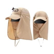 Chapéu De Pesca De Secagem Rápida Anti-UV Protetor Solar Cobertura Para Rosto E Pescoço Boné Para Chapéu De Pesca De Secagem Rápida Anti-UV Protetor Solar Cobertura Para Rosto E Pescoço Boné Para
