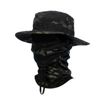 Chapéu De Pesca Dobrável Com Proteção Solar Musion Boonie Balaclava Respirável Para Caça Ao Ar Livre