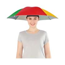 Chapéu De Pesca Para Verão Com Proteção Solar E Contra a Chuva, Montado Na Cabeça