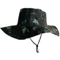 Chapeu de pesca s/ proteção camuflado verde Chapeu de pesca s/ proteção camuflado verde