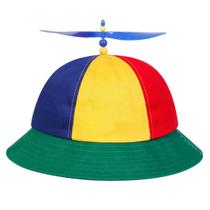 Chapéu De Pescador Unissex Multicolorido Com Hélice, Casual Para Atividades Ao Ar Livre, Proteção Chapéu De Pescador Unissex Multicolorido Com Hélice, Casual Para Atividades Ao Ar Livre, Proteção