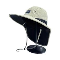 Chapéu De Pescador Versátil Com Aba Larga Para Verão, Com Cordão, Ideal Para Camping E Caminhadas - NONE