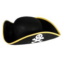Chapéu de Pirata Tradicional - Festas &amp Fantasia - Adicione um Toque de Aventura ao seu Visual!