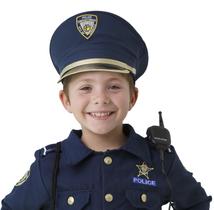 Chapéu de Polícia Azul para Fantasia Infantil - Dress Up America