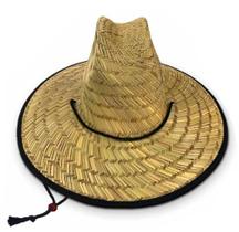 Chapéu de Praia Trançado de Bambu Surf Australiano Com Alça Importado 2024 Verão Aba Larga Chapéu de Praia Trançado de Bambu Surf Australiano Com Alça Importado 2024 Verão Aba Larga