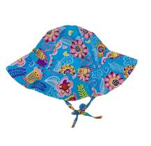 Chapéu de proteção solar Infantil Floresta Azul