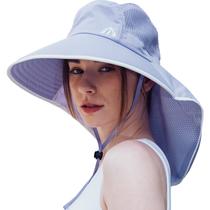 Chapéu de proteção solar Moon Kitty impermeável para mulheres