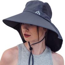 Chapéu de proteção solar UV Moon Kitty dobrável de aba larga para mulher