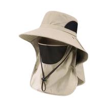 Chapéu De Proteção UV Unissex Com Protetor De Pescoço Para Atividades Ao Ar Livre, Pesca, Camping E