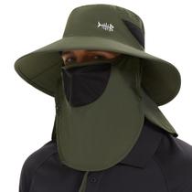 Chapéu de sol BASSDASH UPF 50+ respirável com capa facial removível
