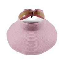 Chapéu de Sol de Palha Dobrável com Aba Grande - Para Praia e Verão