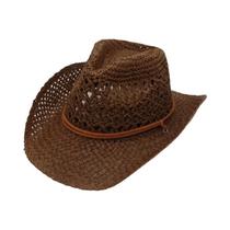 Chapéu De Sol De Palha Vintage Unissex Estilo Cowboy Com Proteção UV Para Viagens Ao Ar Livre E