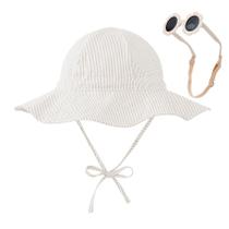 Chapéu de sol Durio Baby UPF 50+ Proteção solar 3-6 meses bege