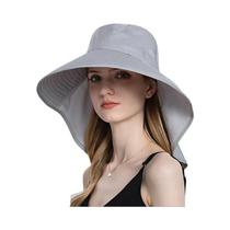 Chapéu de Sol Feminino com Aba Grande - Proteção UV para Praia e Ciclismo Chapéu de Sol Feminino com Aba Grande - Proteção UV para Praia e Ciclismo