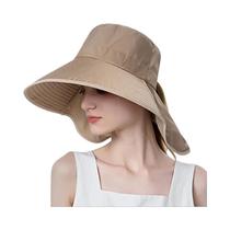 Chapéu de Sol Feminino com Aba Grande - Proteção UV para Praia e Ciclismo Chapéu de Sol Feminino com Aba Grande - Proteção UV para Praia e Ciclismo
