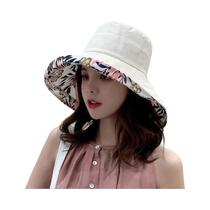 Chapéu De Sol Feminino Com Aba Larga, Dupla Face, Estilo Pescador, Para Todas as Estações, Estilo