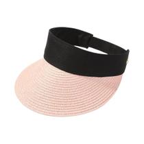 Chapéu De Sol Feminino Dobrável De Palha Com Aba Larga, Que Se Enrola, Casual De Verão Para Praia Chapéu De Sol Feminino Dobrável De Palha Com Aba Larga, Que Se Enrola, Casual De Verão Para Praia