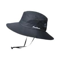 Chapéu De Sol Feminino Impermeável Com Aba Larga, Cor Pura, Para Viagens Ao Ar Livre, Pesca,