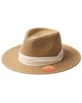 Chapéu de sol FURTALK Panama Hat de aba larga Fedora Straw UPF 80+ Chapéu de sol FURTALK Panama Hat de aba larga Fedora Straw UPF 80+