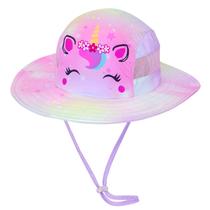 Chapéu de sol ICOSY Unicorn Bucket Hat UV50+ Protection Girl 2-8Y