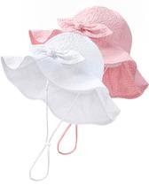 Chapéu de sol infantil HONGTEYA com aba larga UPF 50+