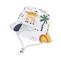 Chapéu De Sol Infantil Unissex De Verão Com Desenho Animado, Proteção UV, Chapéu Bucket Para Bebês E