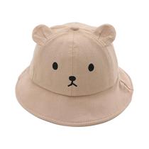 Chapéu De Sol Infantil Urso Fofo Para Meninos E Meninas, Boné De Pescador Com Proteção Solar Para Chapéu De Sol Infantil Urso Fofo Para Meninos E Meninas, Boné De Pescador Com Proteção Solar Para