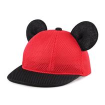 Chapéu de sol JANGANNSA Baby Mesh Cap para crianças pequenas com orelhas de rato