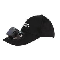 Chapéu de Sol Masculino com Aba Longa e Ventilador de Resfriamento USB Removível Chapéu de Sol Masculino com Aba Longa e Ventilador de Resfriamento USB Removível