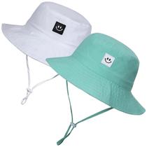 Chapéu de sol MaxNova Smile Face para crianças de 6 a 24 meses, pacote com 2