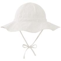 Chapéu de sol para bebês Zando Beige UPF 50+, aba larga 2-4T