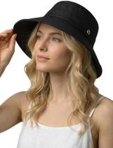 Chapéu de sol SEAUR para mulheres com proteção UV enrolável e aba larga Chapéu de sol SEAUR para mulheres com proteção UV enrolável e aba larga