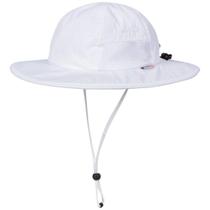 Chapéu de sol SwimZip, aba larga, proteção UPF 50+, branco para crianças Chapéu de sol SwimZip, aba larga, proteção UPF 50+, branco para crianças