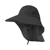 Chapéu de Sol Unissex com Aba Larga e Proteção UV 50+ - Ajustável com Aba no Pescoço Chapéu de Sol Unissex com Aba Larga e Proteção UV 50+ - Ajustável com Aba no Pescoço