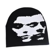 Chapéu de tricô para homens e mulheres moda pulôver boné Y2k Goth gorro quente Chapéu de tricô para homens e mulheres moda pulôver boné Y2k Goth gorro quente