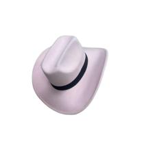 Chapéu De Vaqueiro Ocidental Do Vintage Aba Larga Cavalheiro Jazz Chapéus Cowgirl E Cowboy Cor:rosa Chapéu De Vaqueiro Ocidental Do Vintage Aba Larga Cavalheiro Jazz Chapéus Cowgirl E Cowboy Cor:rosa