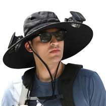Chapéu de ventilador solar rezakaran Wide Brim UPF 50+ para homens e mulheres