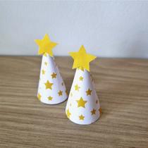 Chapéu Decorativo Pequeno para Doces ou Mesa 12 Unidades