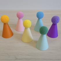 Chapéu Decorativo Pequeno para Doces ou Mesa 12 Unidades